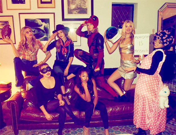 Get some Halloween squad goals from Taylor  Swift  and Gigi Hadid as they pose for a picture in 2016 that's just sheer girl power