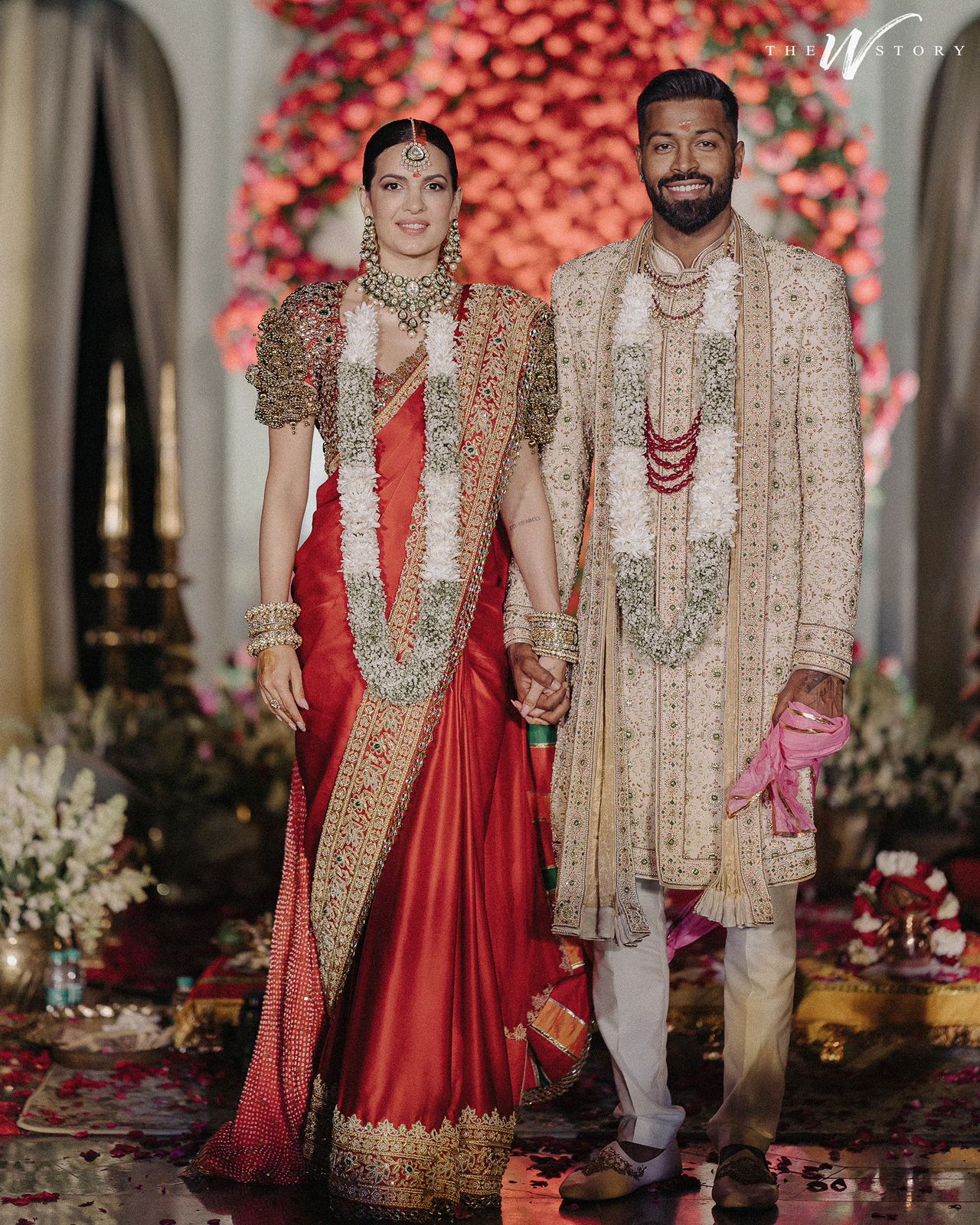 Hardik Pandya and Natasa Stankovic Pandya in Abu Jani Sandeep Khosla