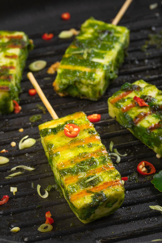 Harissa Paneer Satay