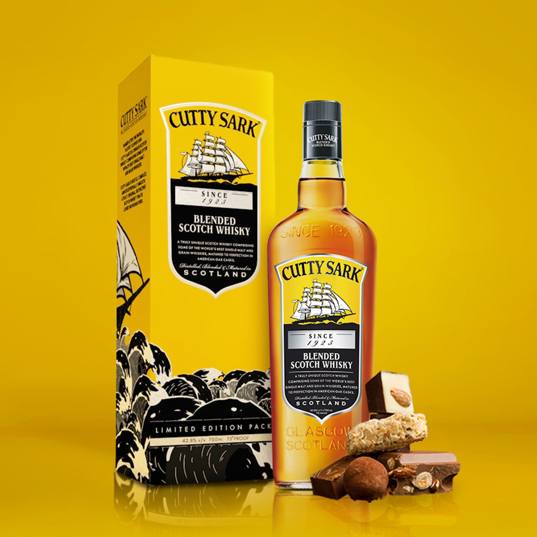 Hazelnut Milk chocolate with Cutty Sark