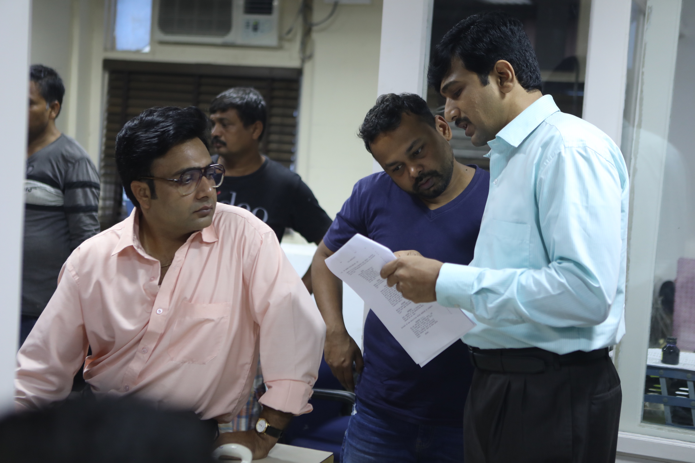 Hemant Kher with Pratik Gandhi