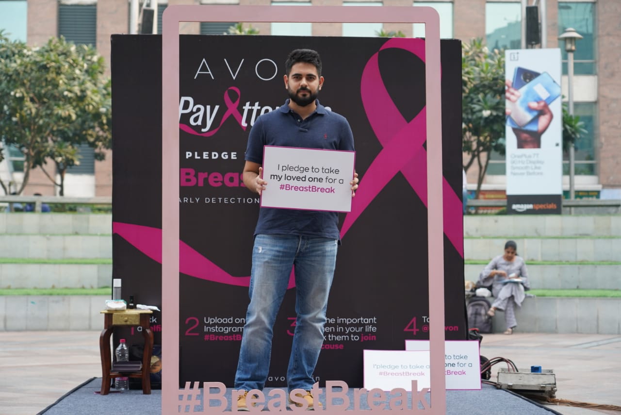 Pink for a breast cancer awarness drive