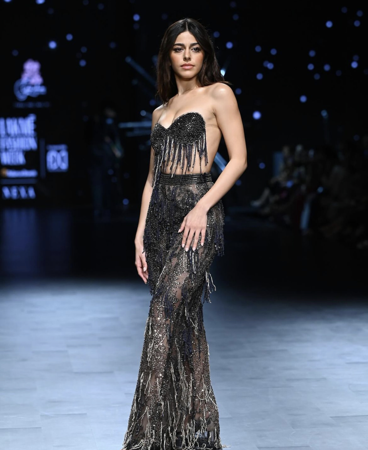 Alaya F walked for Geisha Designs