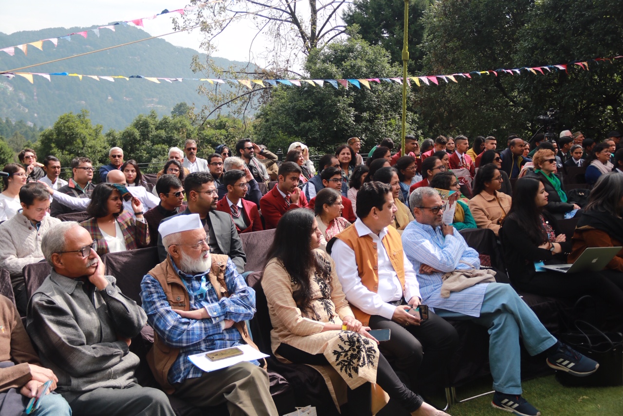Nainital: People during the fourth edition of Himalayan Echoes: Kumaon Festival of Literature and Arts in Nainital on Oct 20, 2019. (Photo: IANS)