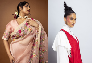 Models sporting the snatched hues during Anushree Reddy’s traditional ensembles as well as Chola’s avant-garde attires on the runway.