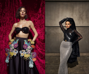 Models sporting the sculpted look during AFEW Rahul Mishra & Shantnu Nikhil’s show.