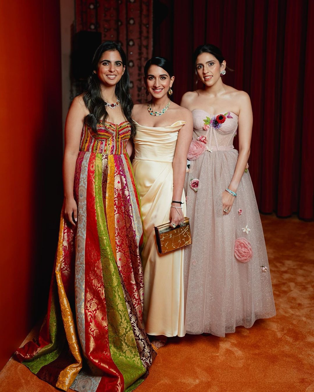 Isha Ambani, Radhika Merchant and Shloka Ambani 