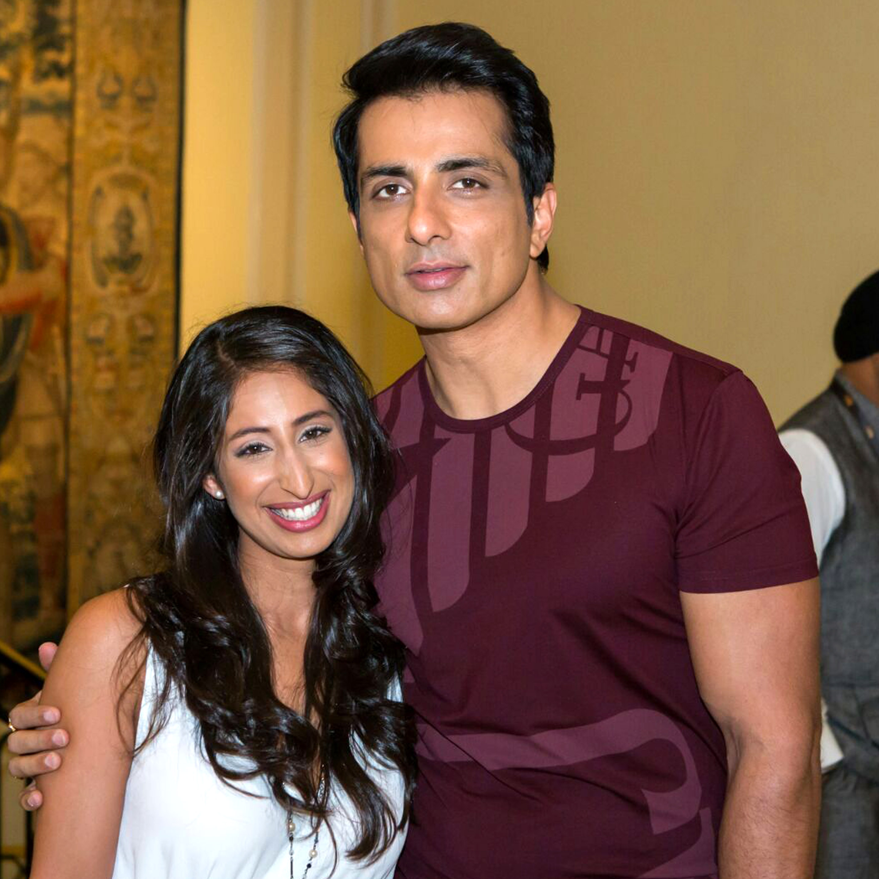 Indo- British RJ Anushka Arora with Actor Sonu Sood for the initative1