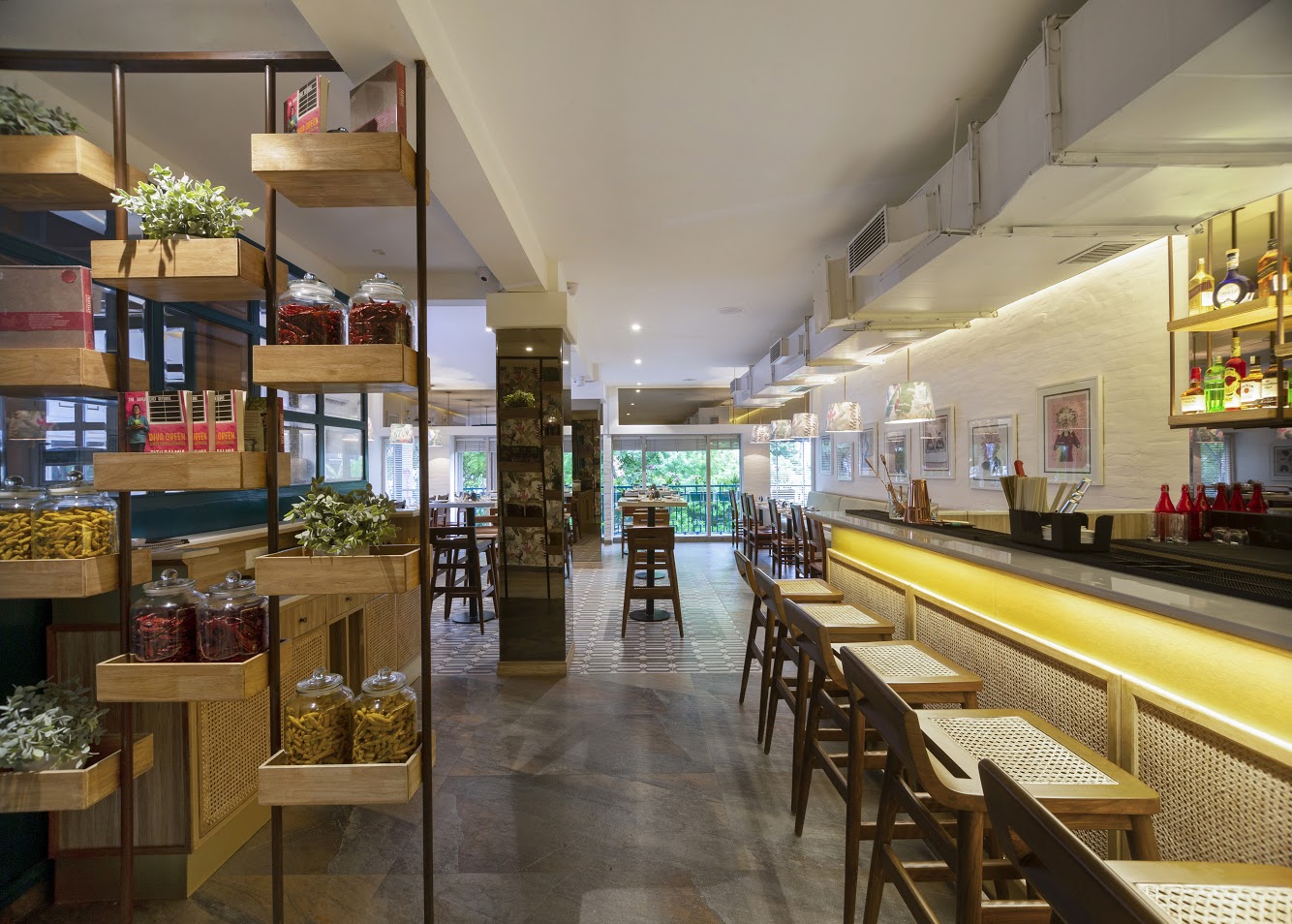 Interior of Diva Spiced