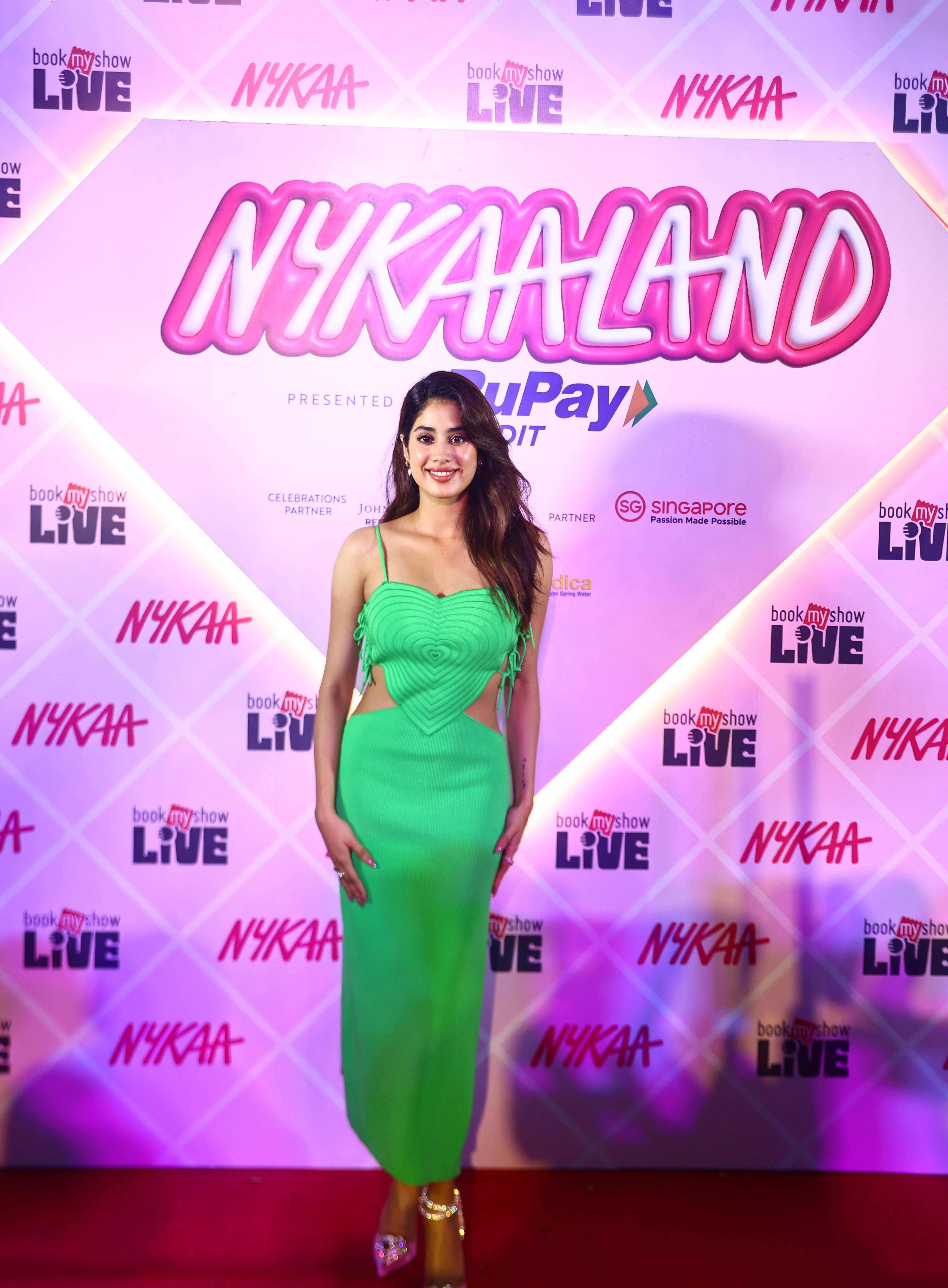 Janhvi Kapoor at Nykaaland preview