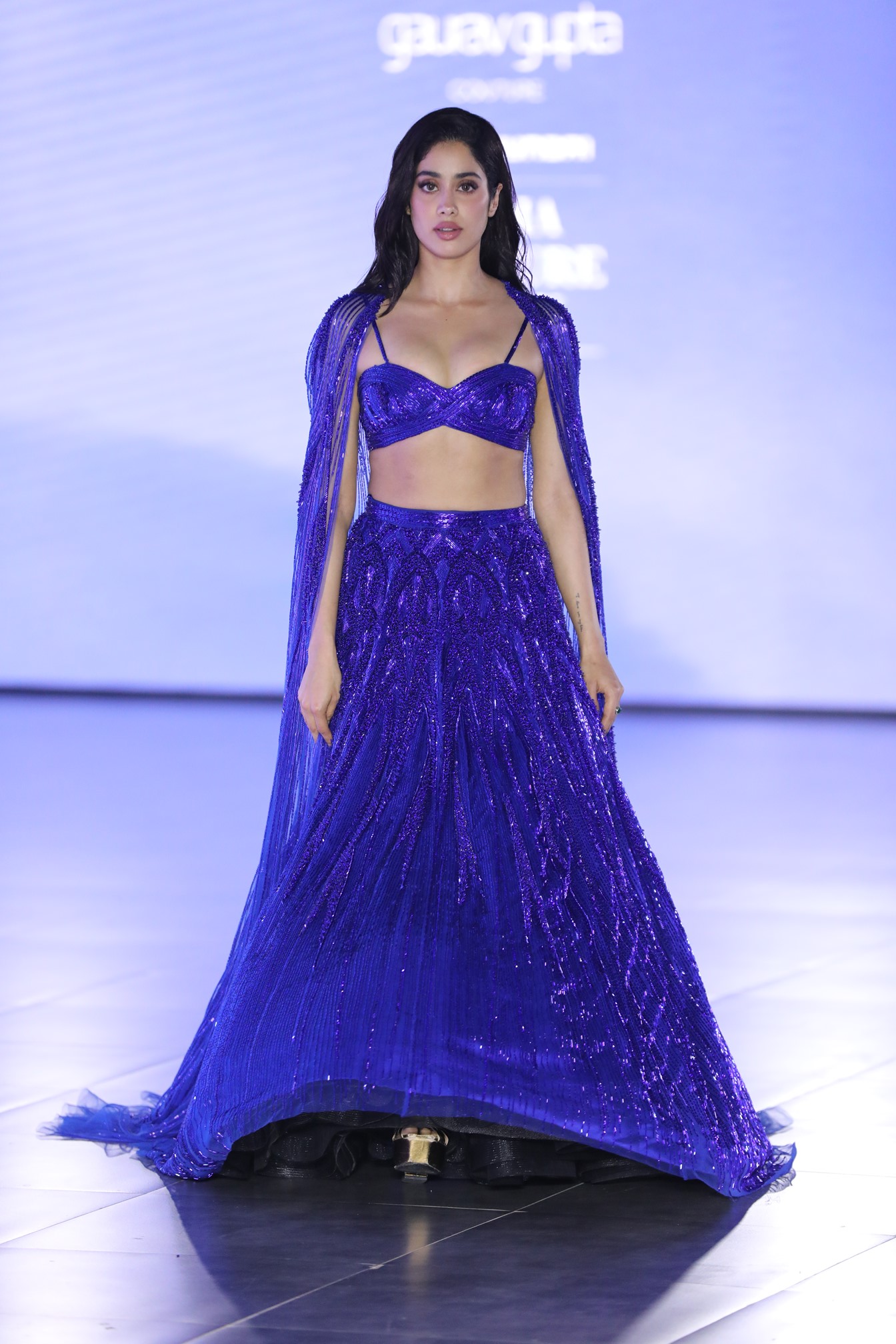 Janhvi Kapoor in Gaurav Gupta collection at FDCI Hyundai India Couture Week 