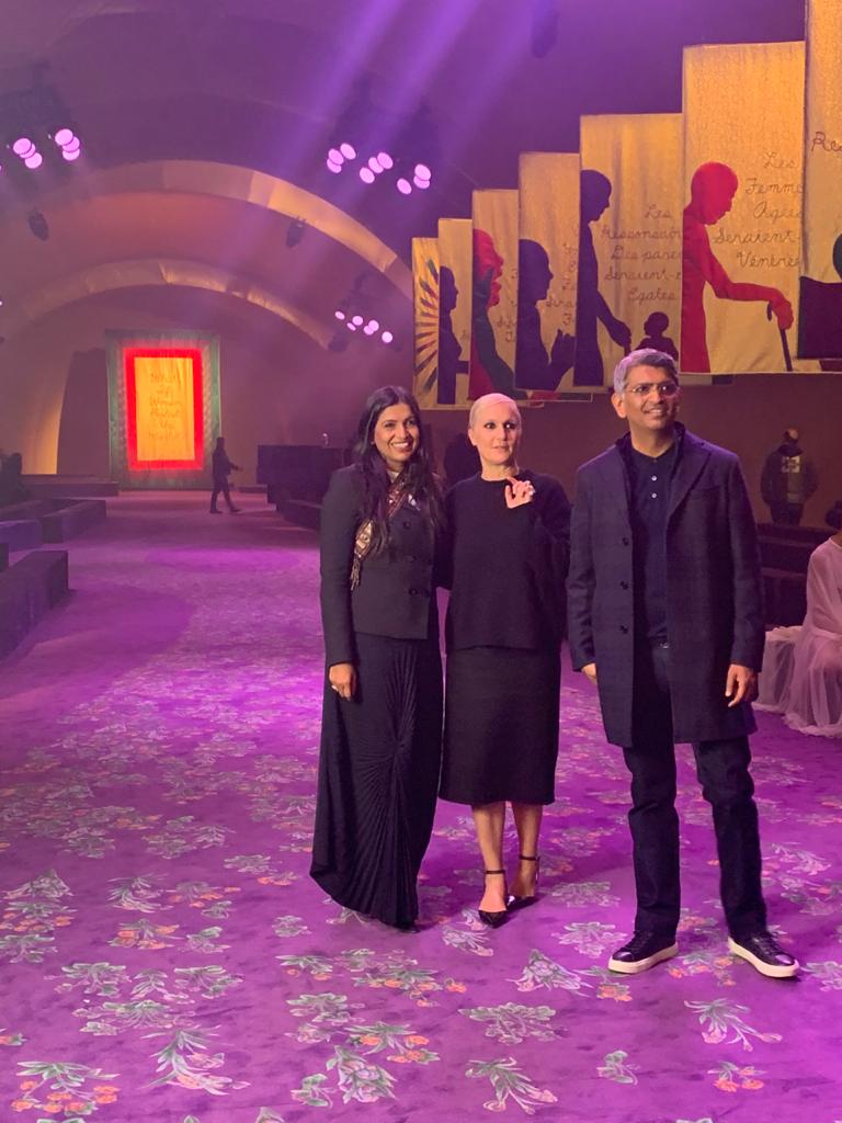 Karishma Swali, Maria Grazia Chiuri, and Nehal Shah