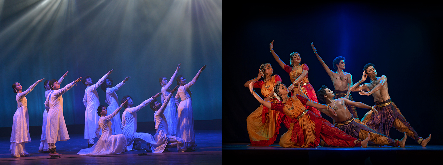 Kathak by Kumudini Lakhia’s Kadamb and Bharatanatyam by Leela Samson & Spanda
