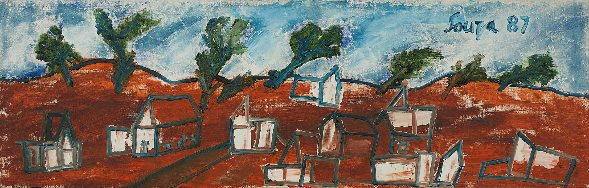 Landscape by F.N.Souza