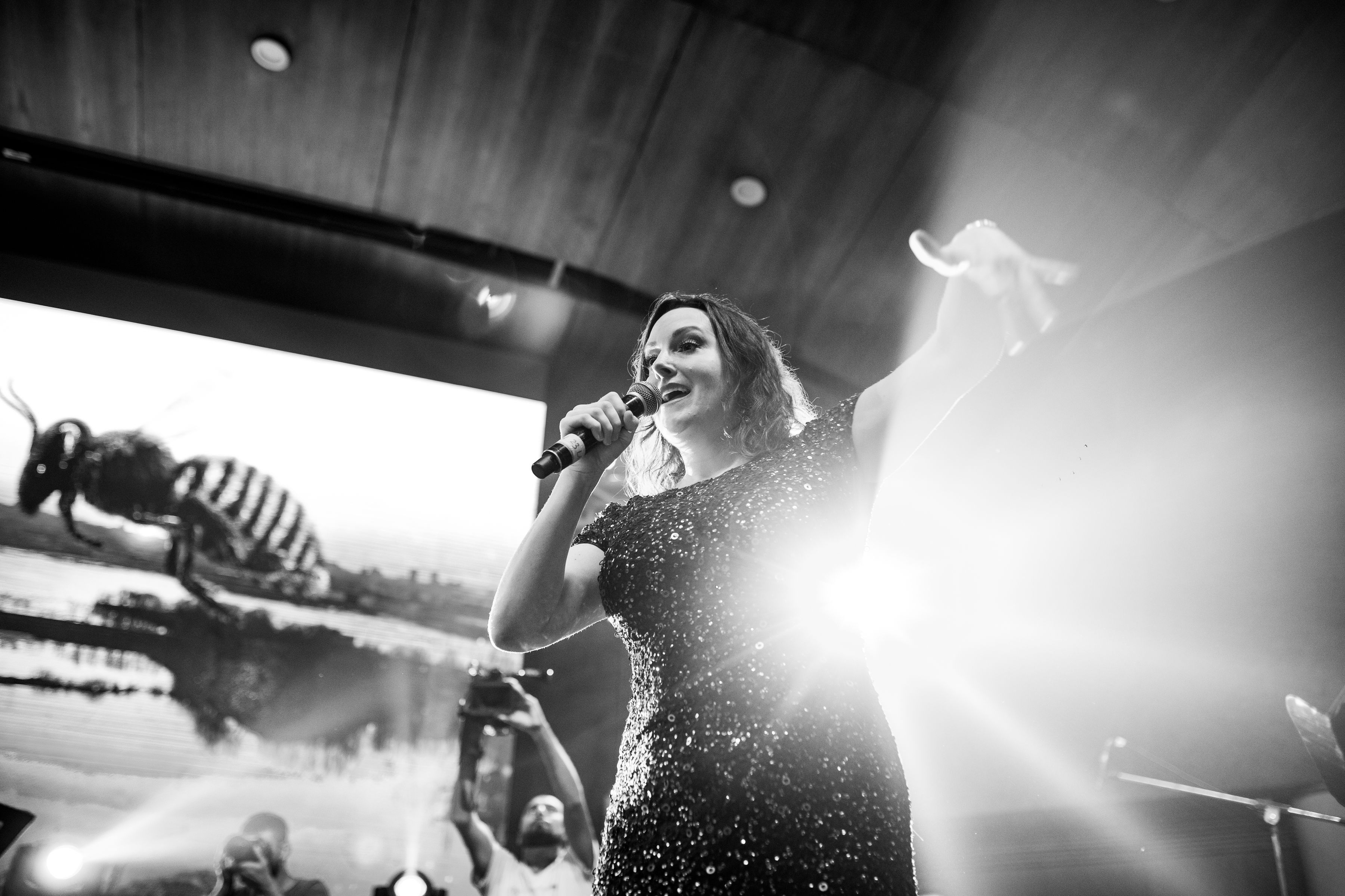 Laura Dickinson during her IIT-D concert