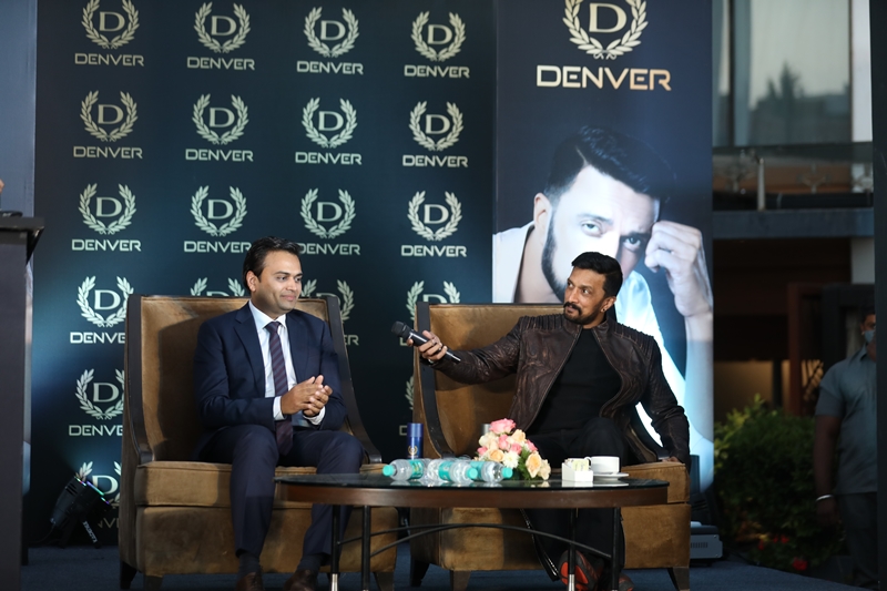 Left-Saurabh Gupta, Director (Marketing & Sales), Right -Kichcha Sudeepa