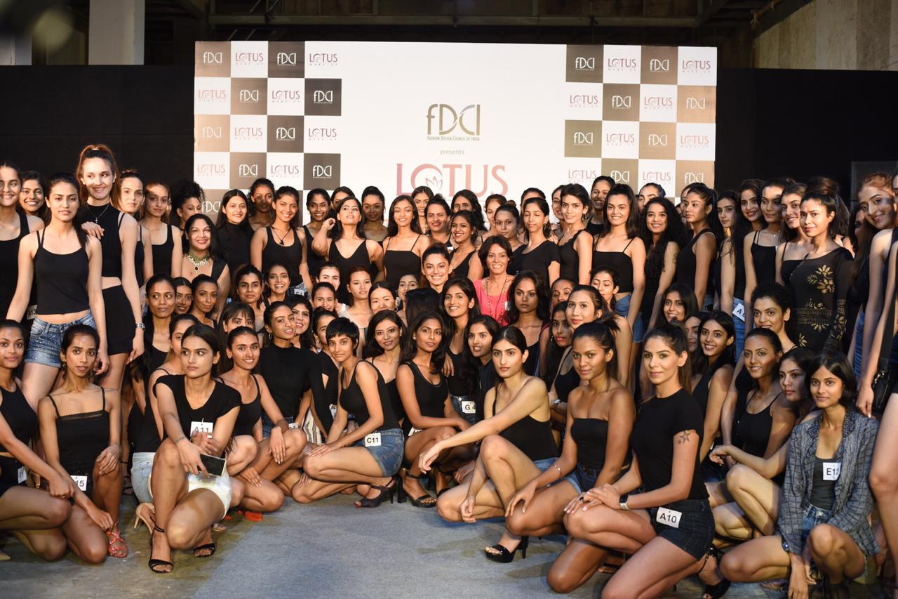 Models at Mumbai auditions