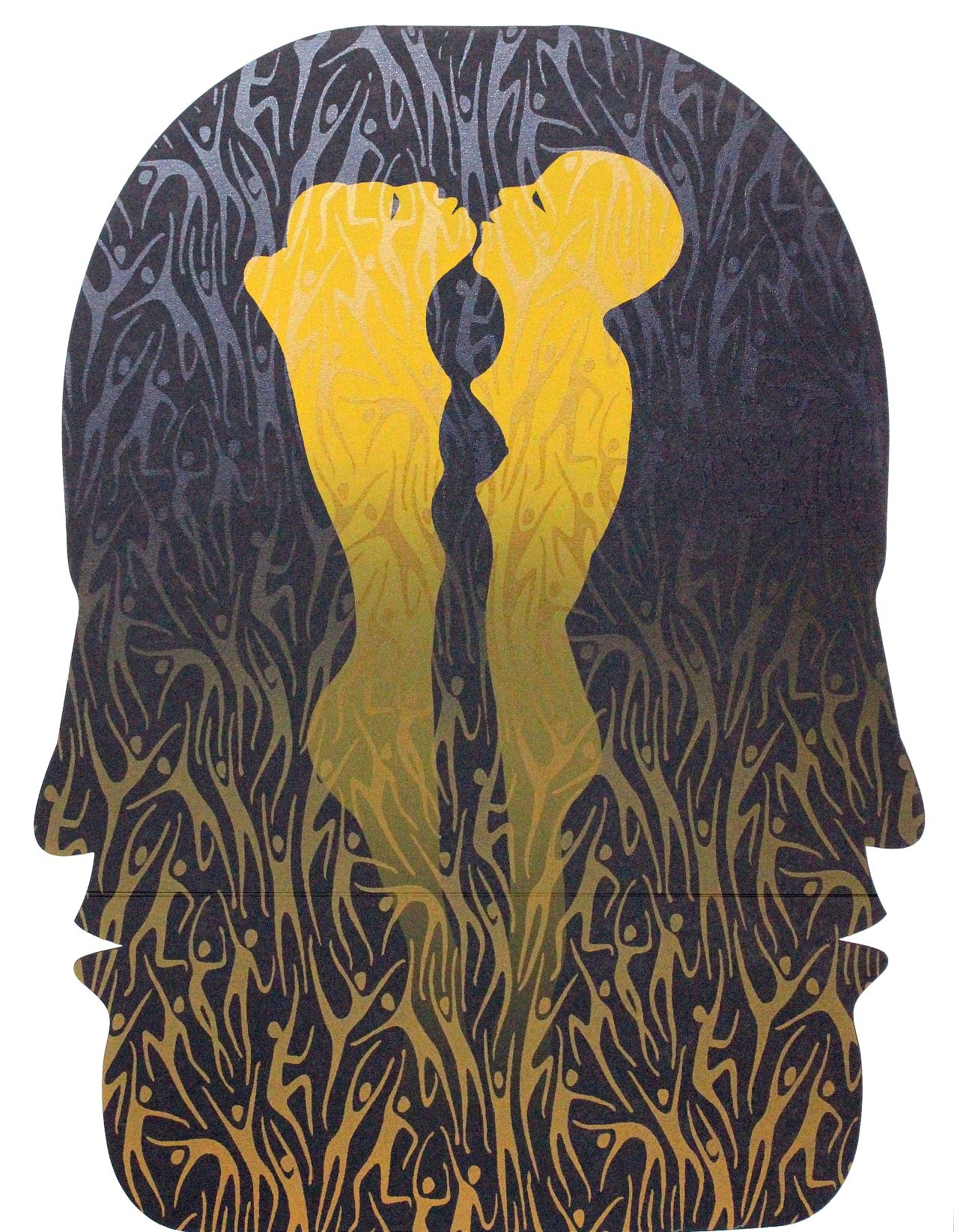 MARKS, Moti Zharotia, Purusha & Prakriti, Serigraphy, 20- 30 inches, 2018