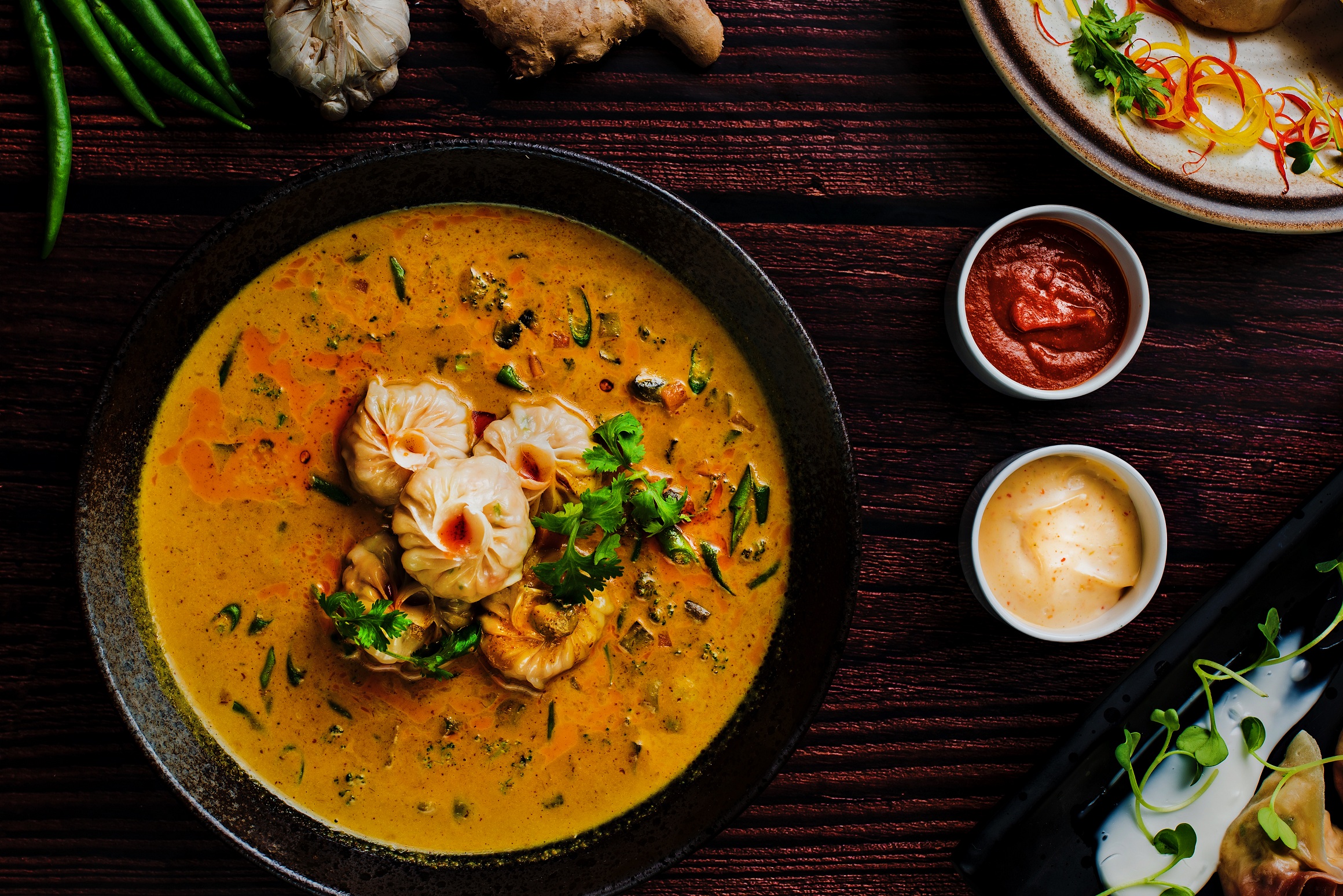 Malaysian Laksa Momos