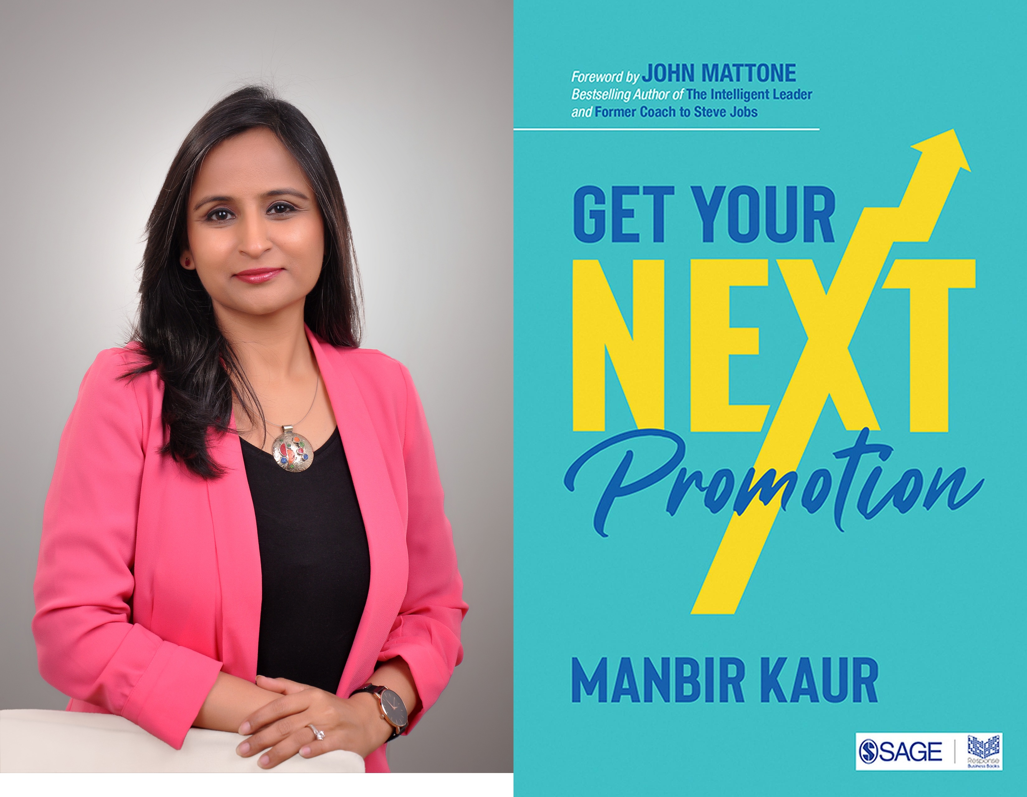 Manbir Kaur and her Book