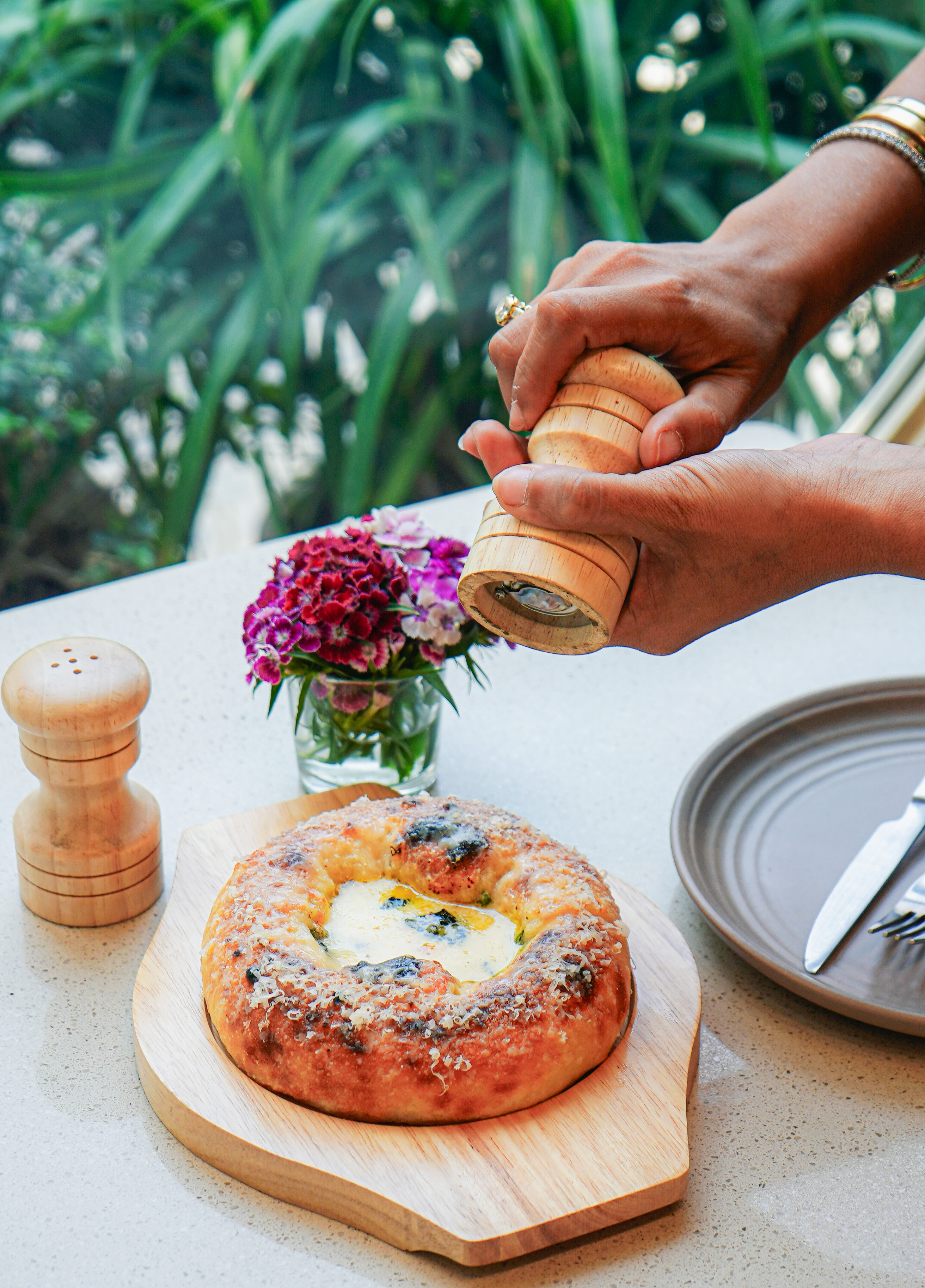 CAARA Pesto Alla Genovese Rigatoni With Black Pearl Garlic