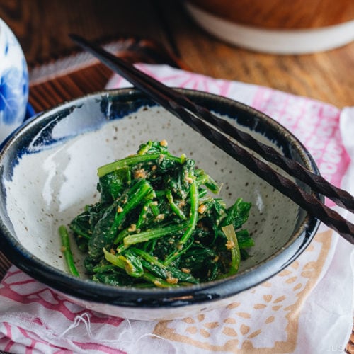 Miso Spinach