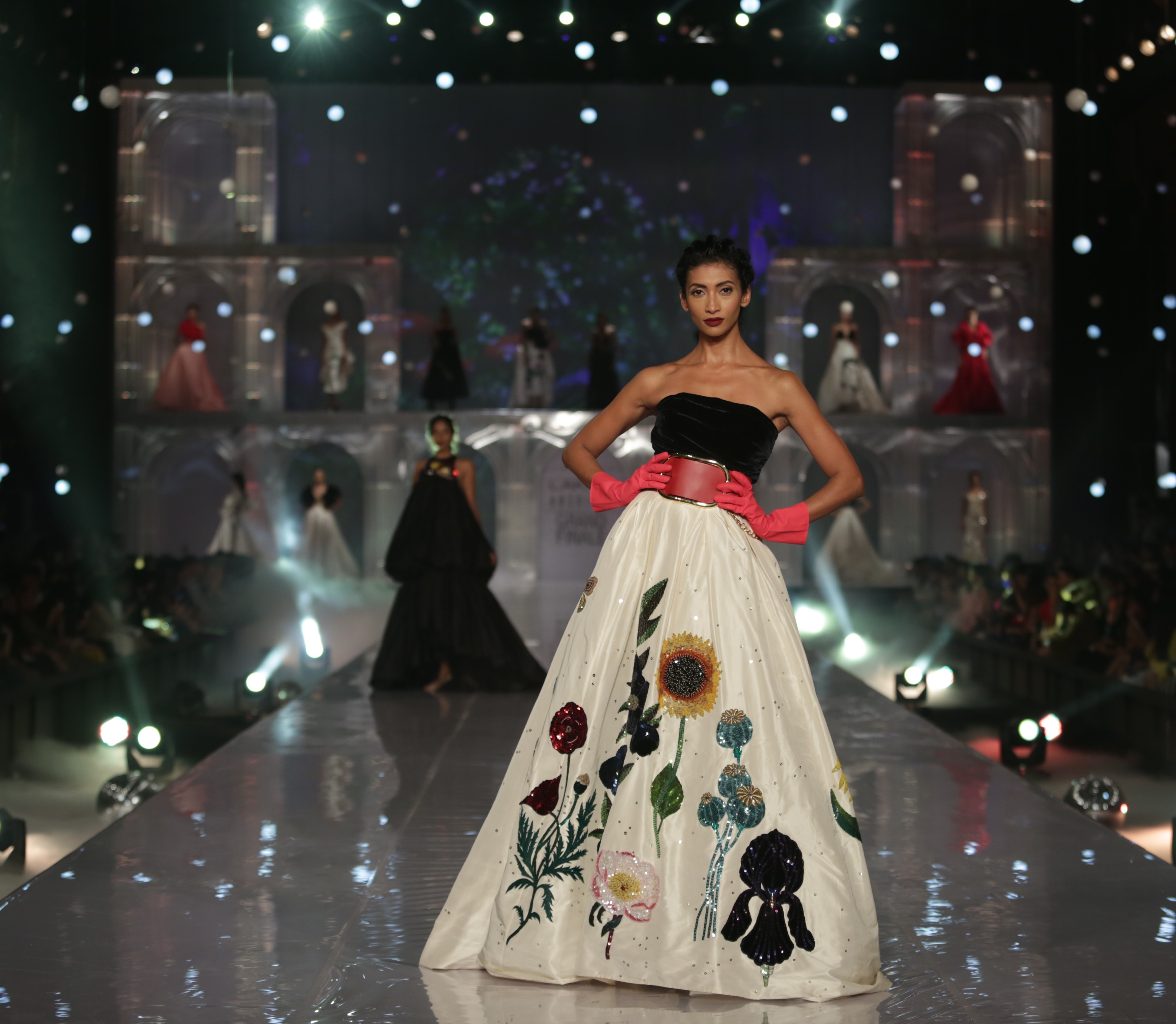 Model at Lakme Absolute Grand Finale for Gauri & Nainika