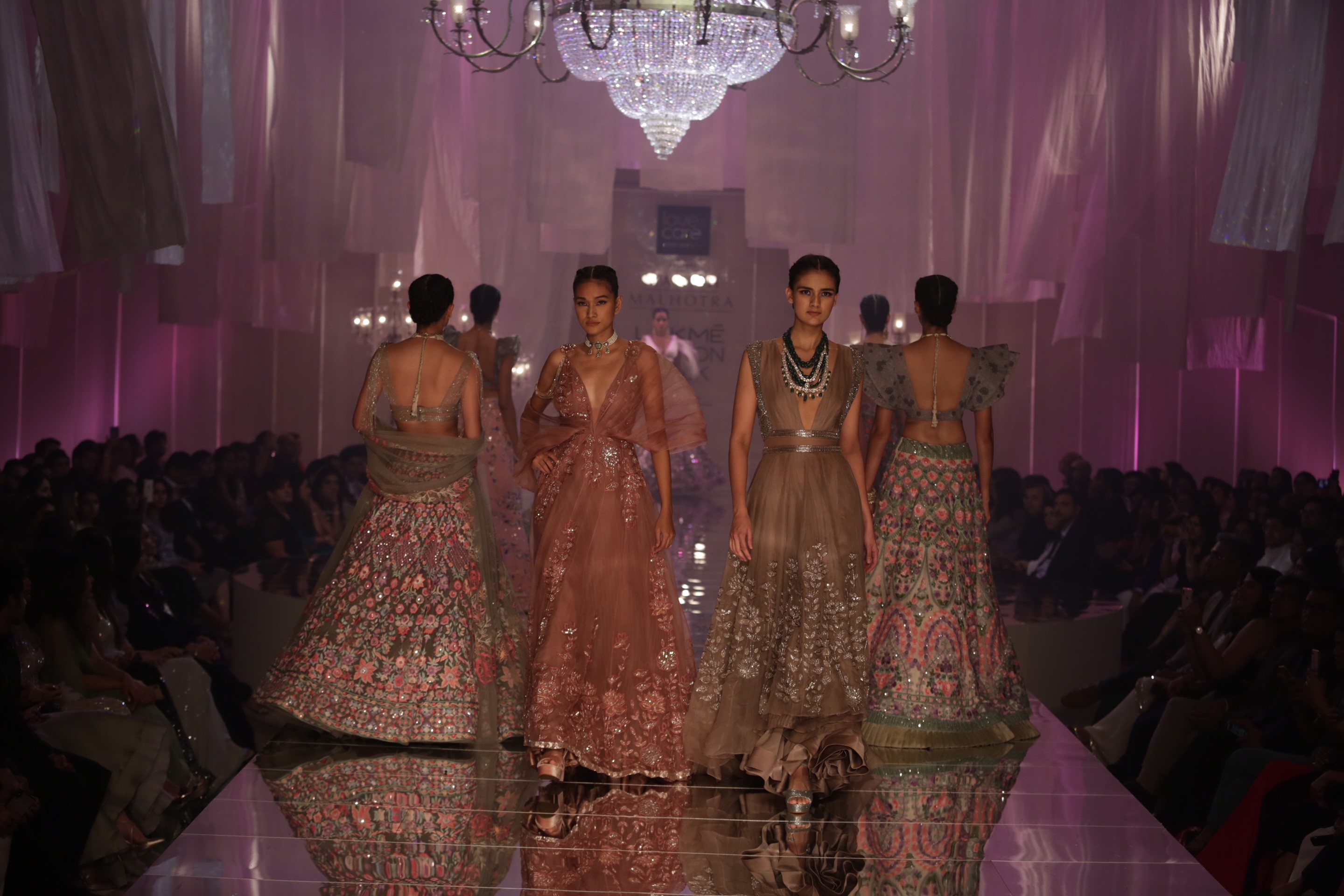 Models sizzle at the opening show of Lakme Fashion Week with Manish Malhotra X Love&Care
