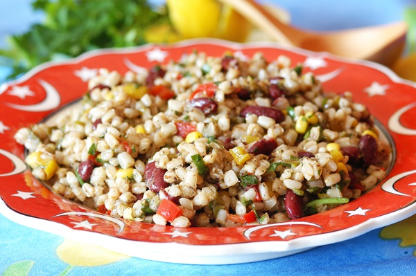 Moong with Bulgur Pilaf
