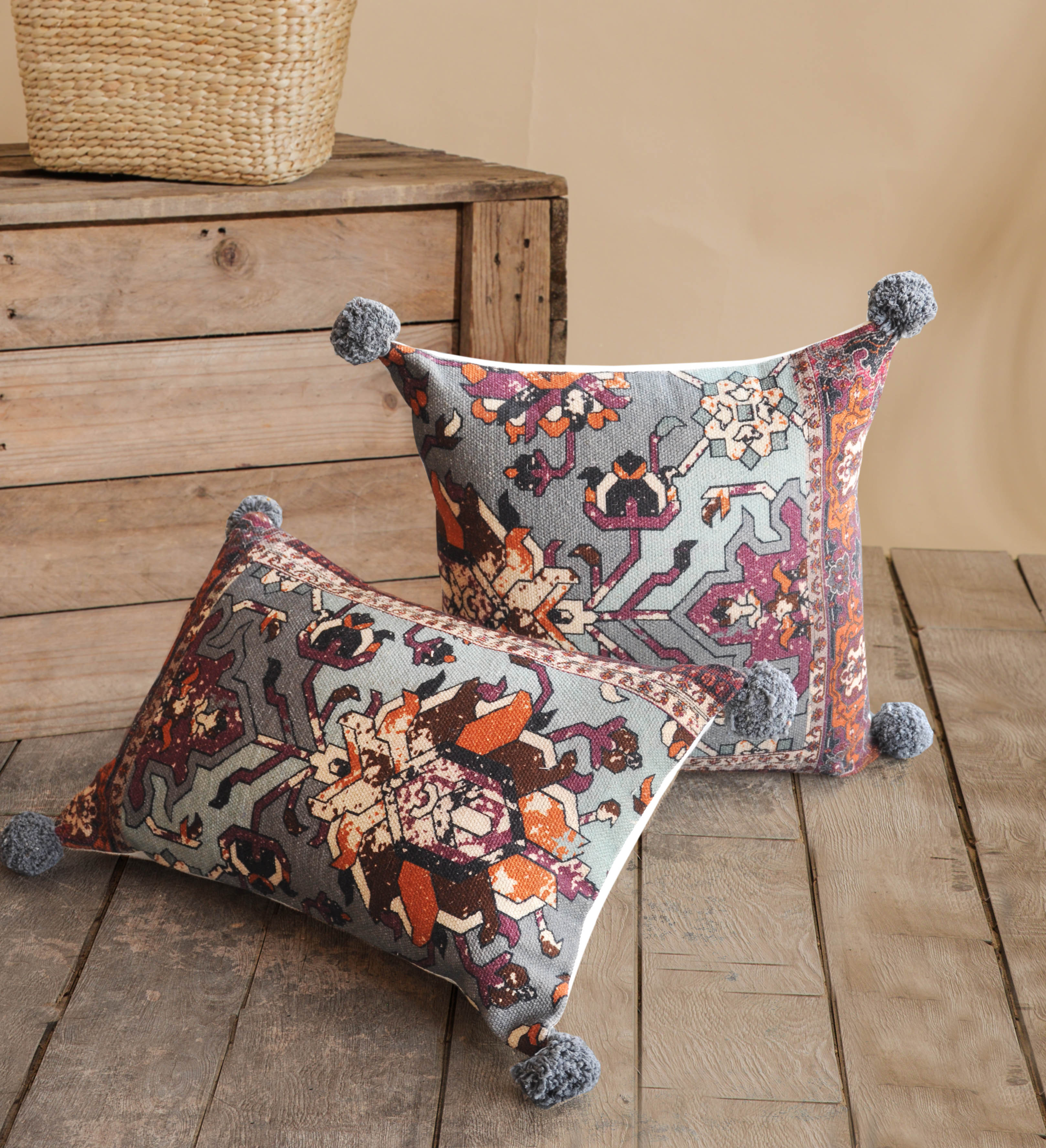  Mossy Pillow by The Rug Republic