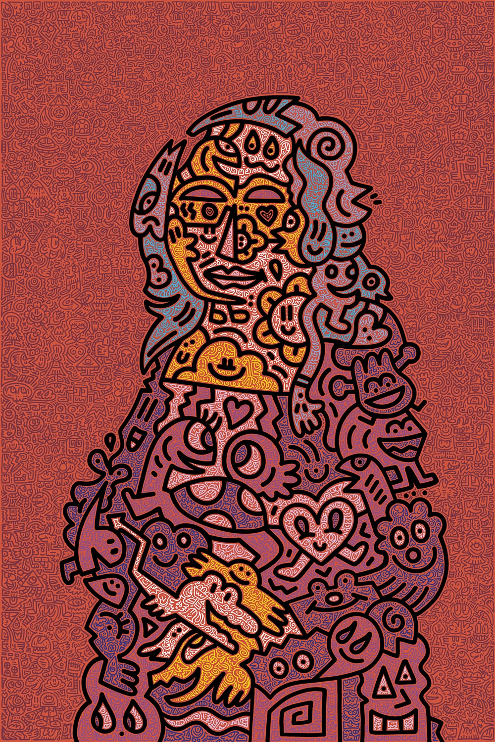 Mr Doodle, Mona Doodle, 2019