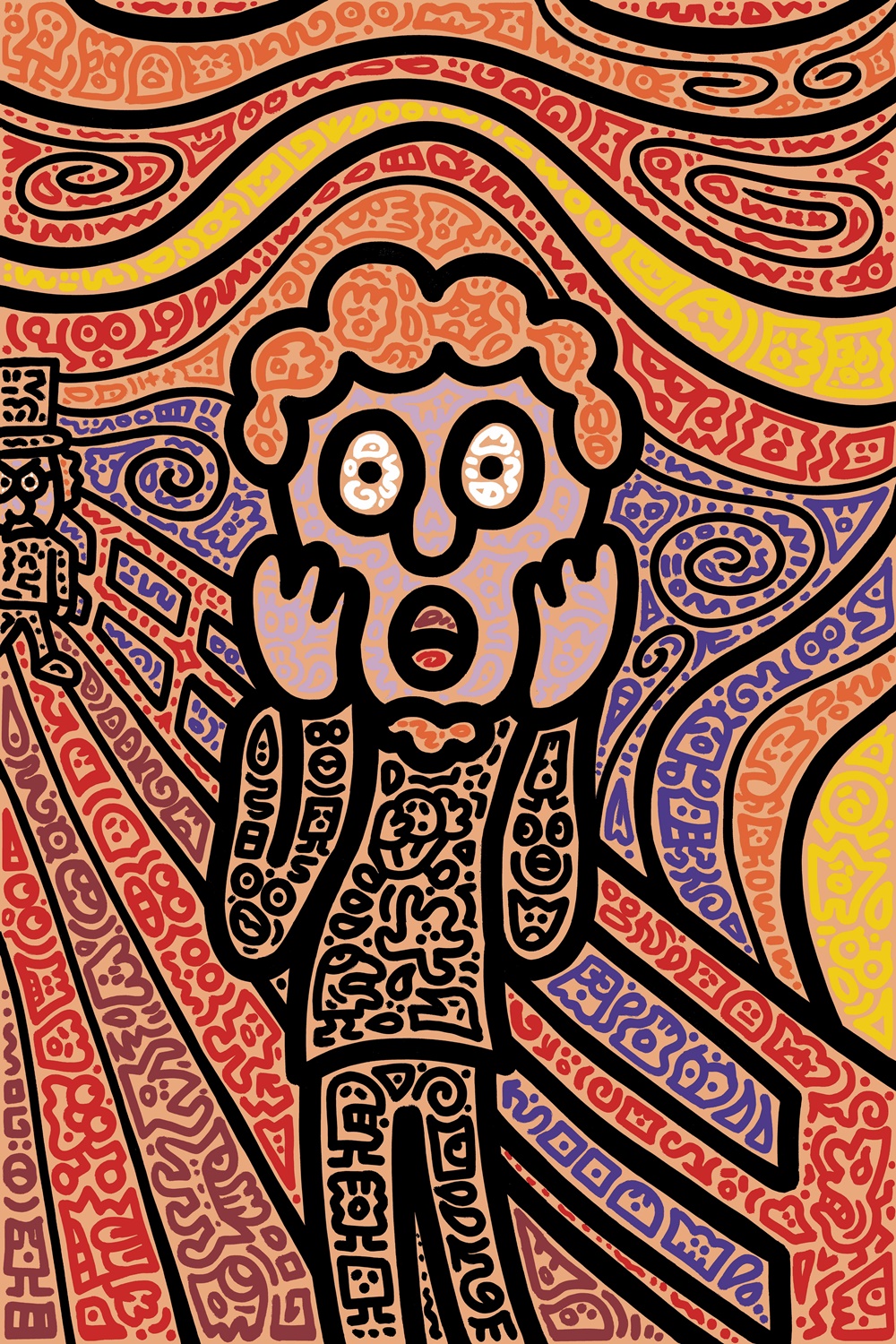 Mr Doodle, Mr Doodle Screaming, 2019