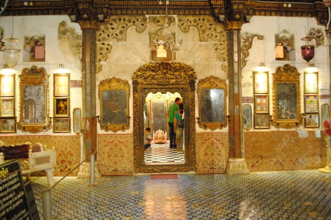 Museum ornate frames on Mirrors and paintings