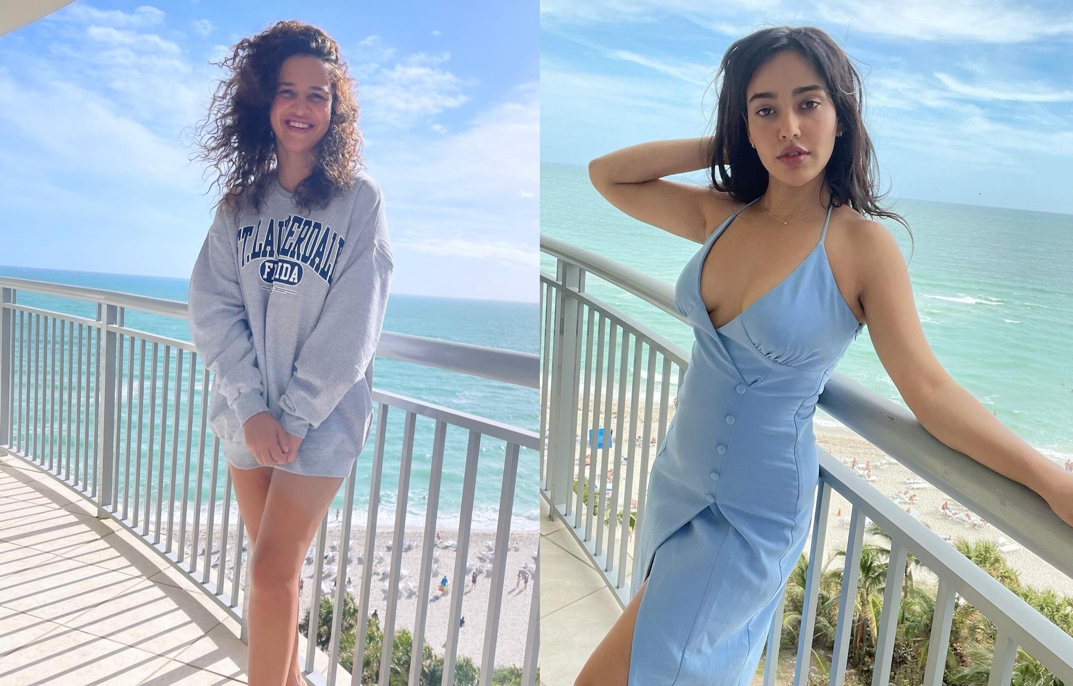 Aisha Sharma and Neha Sharma at Airbnb, in Florida