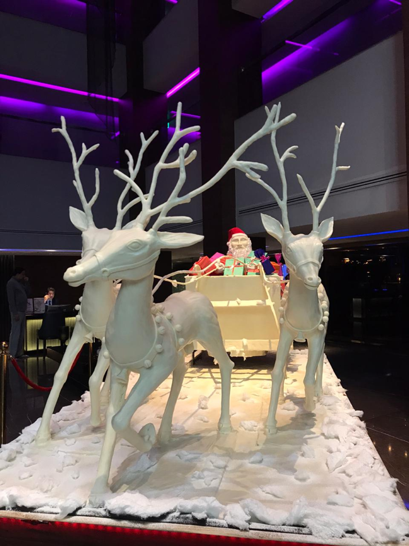 New Year Decor with butter