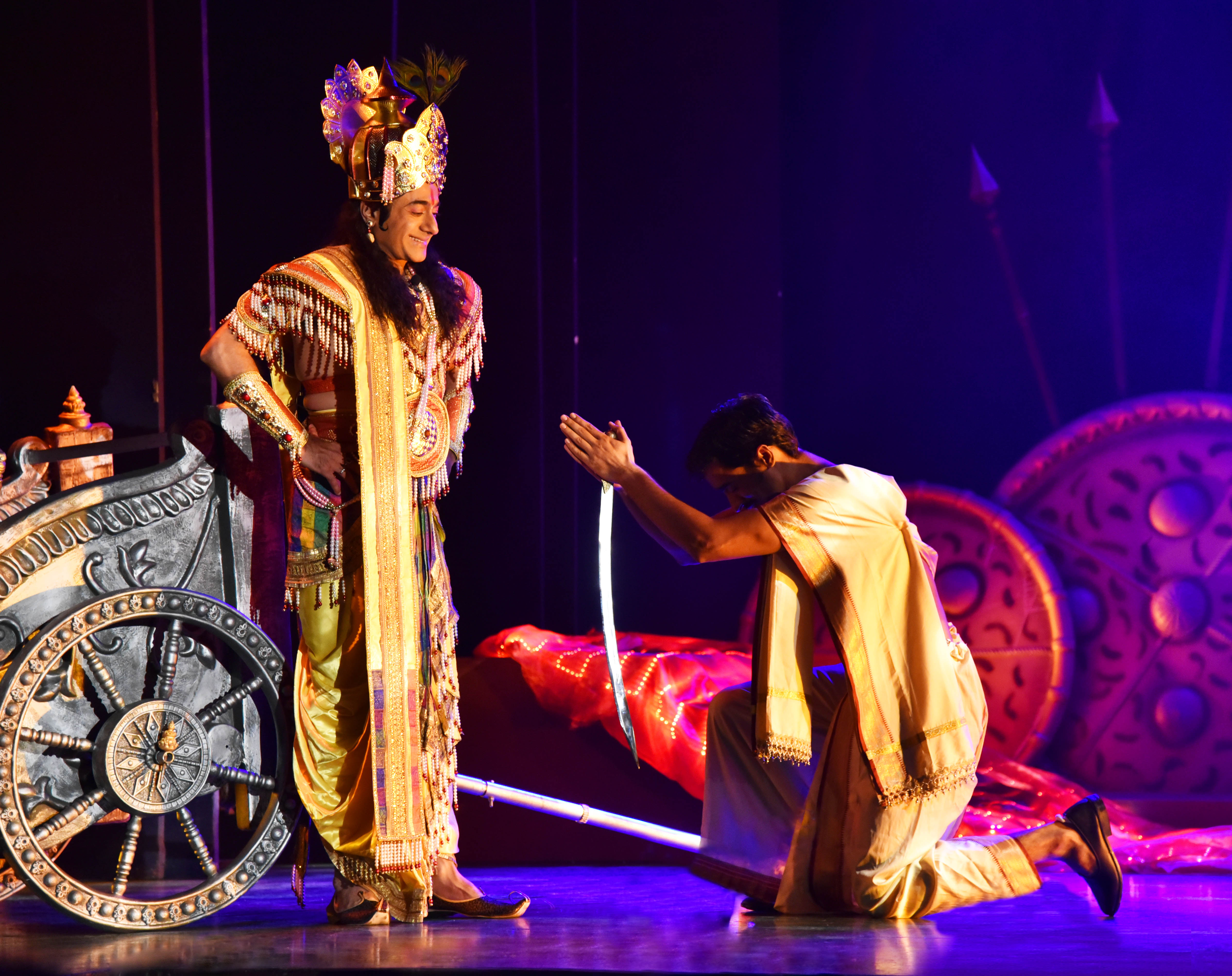 Nitish Bhardwaj as Krishna in 'Chakravyuh'