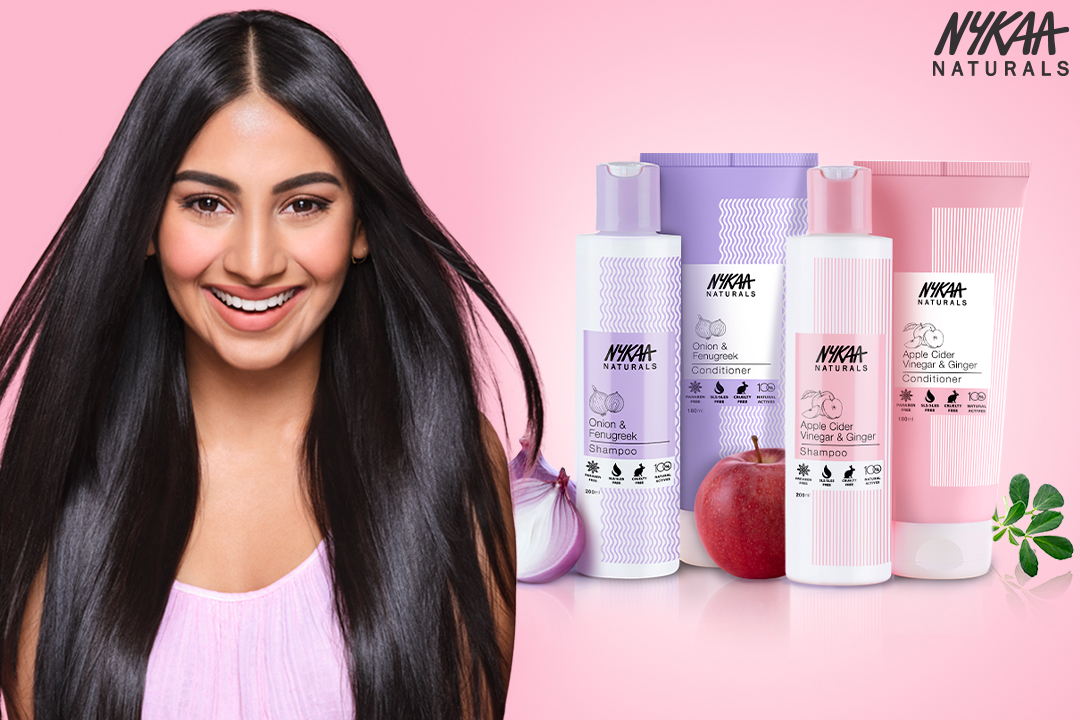 Nykaa Naturals Hair Care Range.