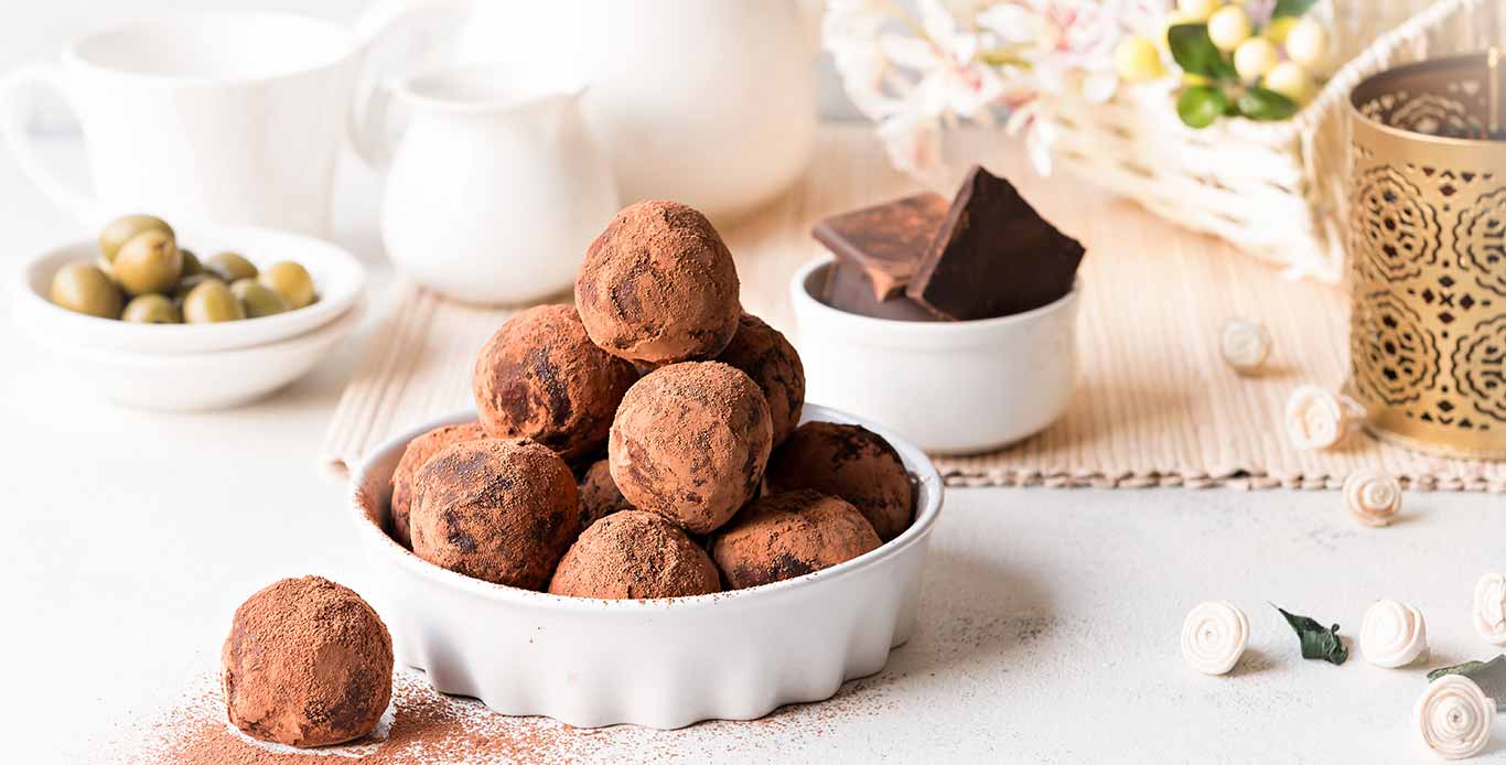 OLIVE CHOCOLATE TRUFFLES