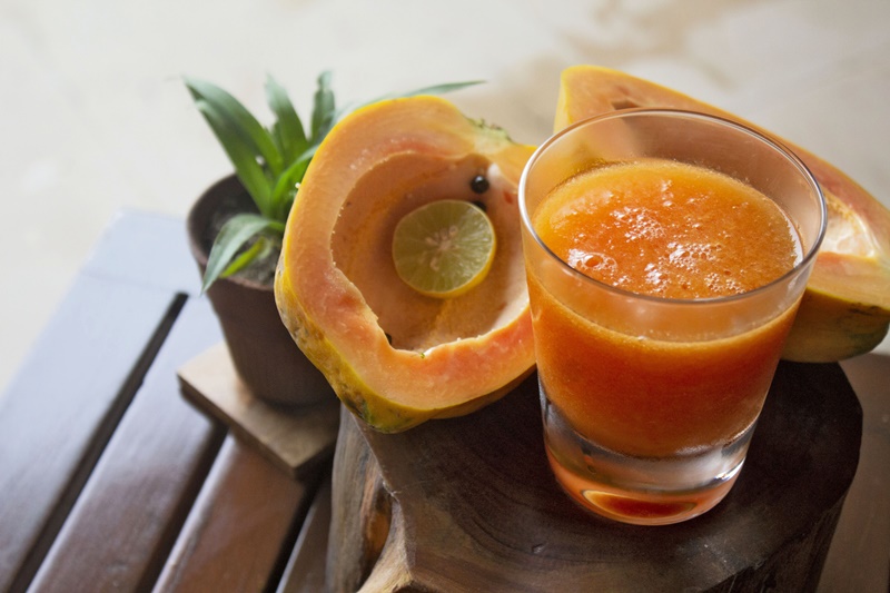 ORANGE, PAPAYA AGUA FRESCA