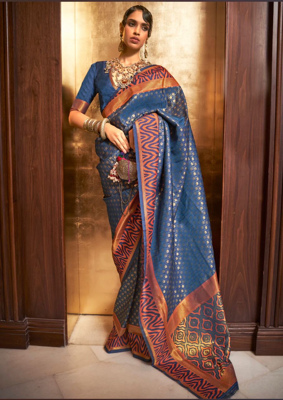 Mermaid-Inspired Saree
