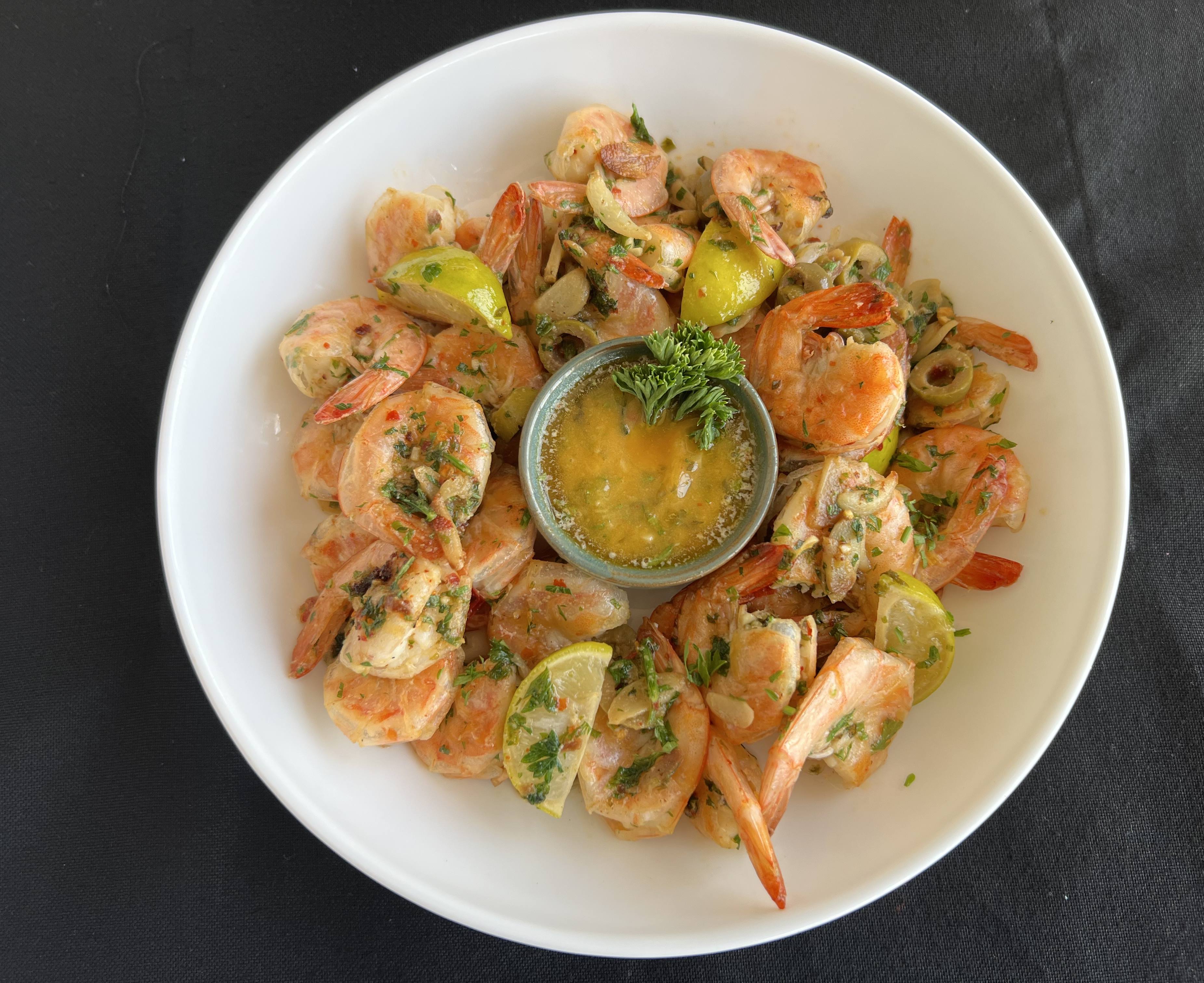 Peel & Eat Garlic Prawns