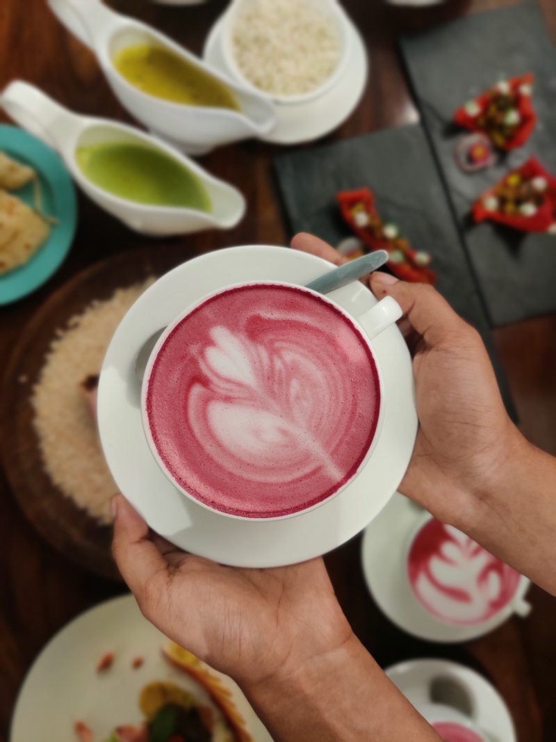 Beetroot Coconut Cuppacino
