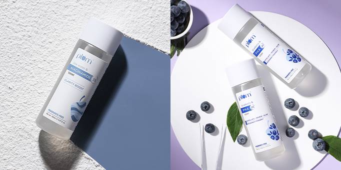 Plum Niacinamide Toner and Plum PHA Toner