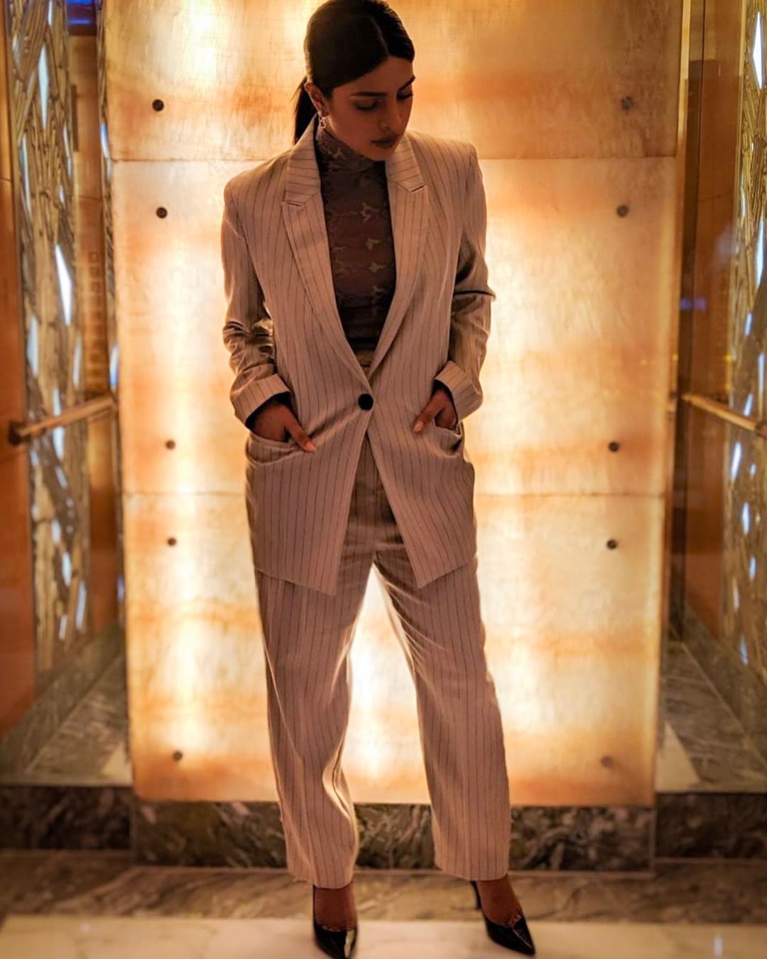 Priyanka Chopra Jonas at a JBL launch