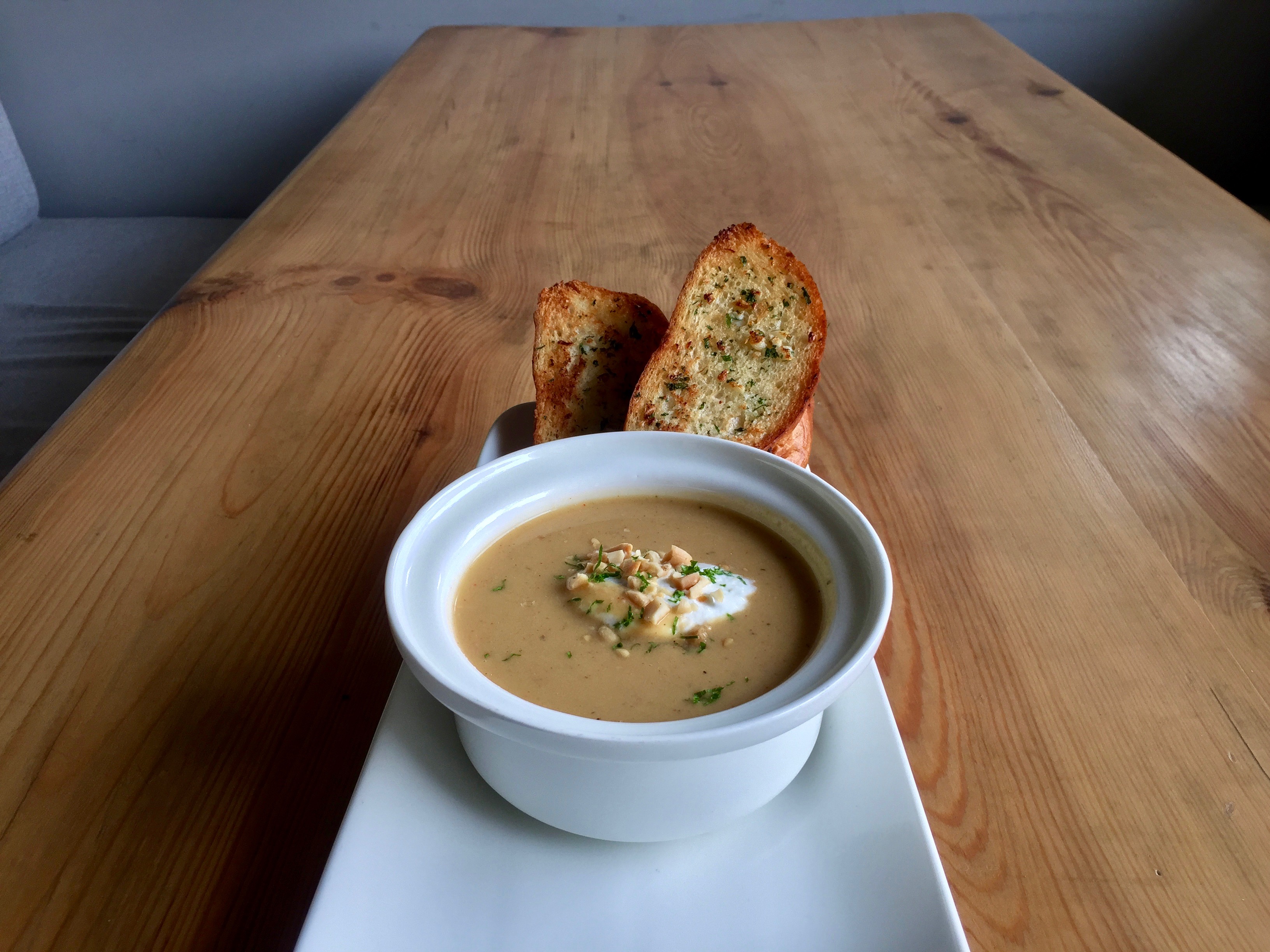 PUMPKIN AND PEANUT BUTTER SOUP