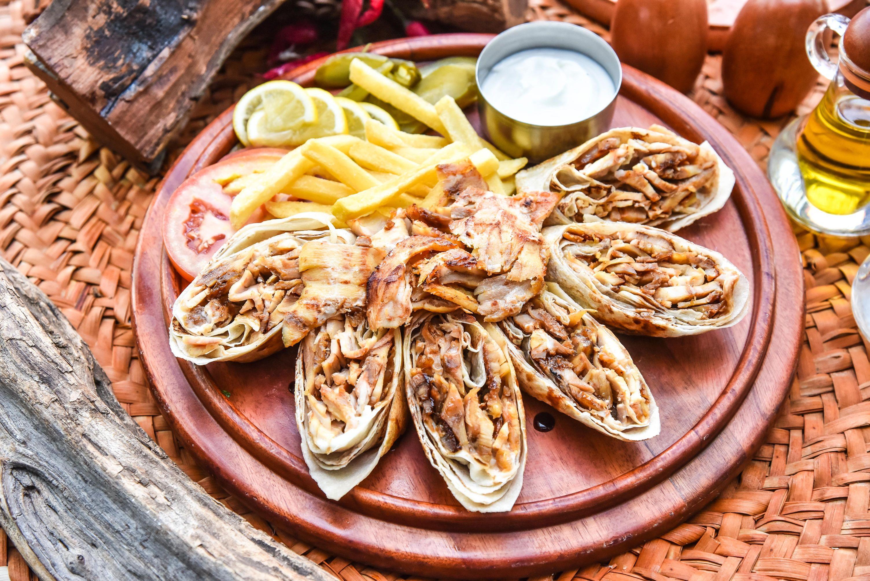 Qatar Arabic Shawrma.