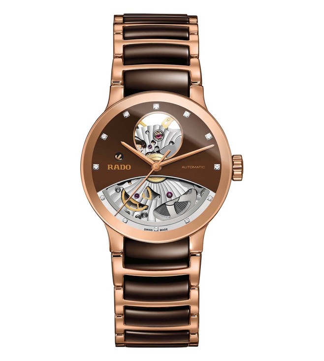 RADO - Centrix Automatic Diamonds Open Heart Watch for Women