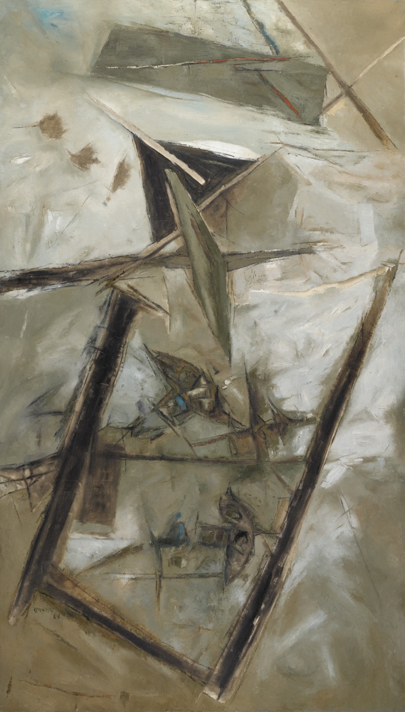 Ram Kumar, Enclosure.  (Copyright - Sotheby’s)