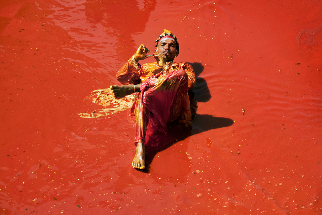 INDIA. Holi spring festival. 2007.