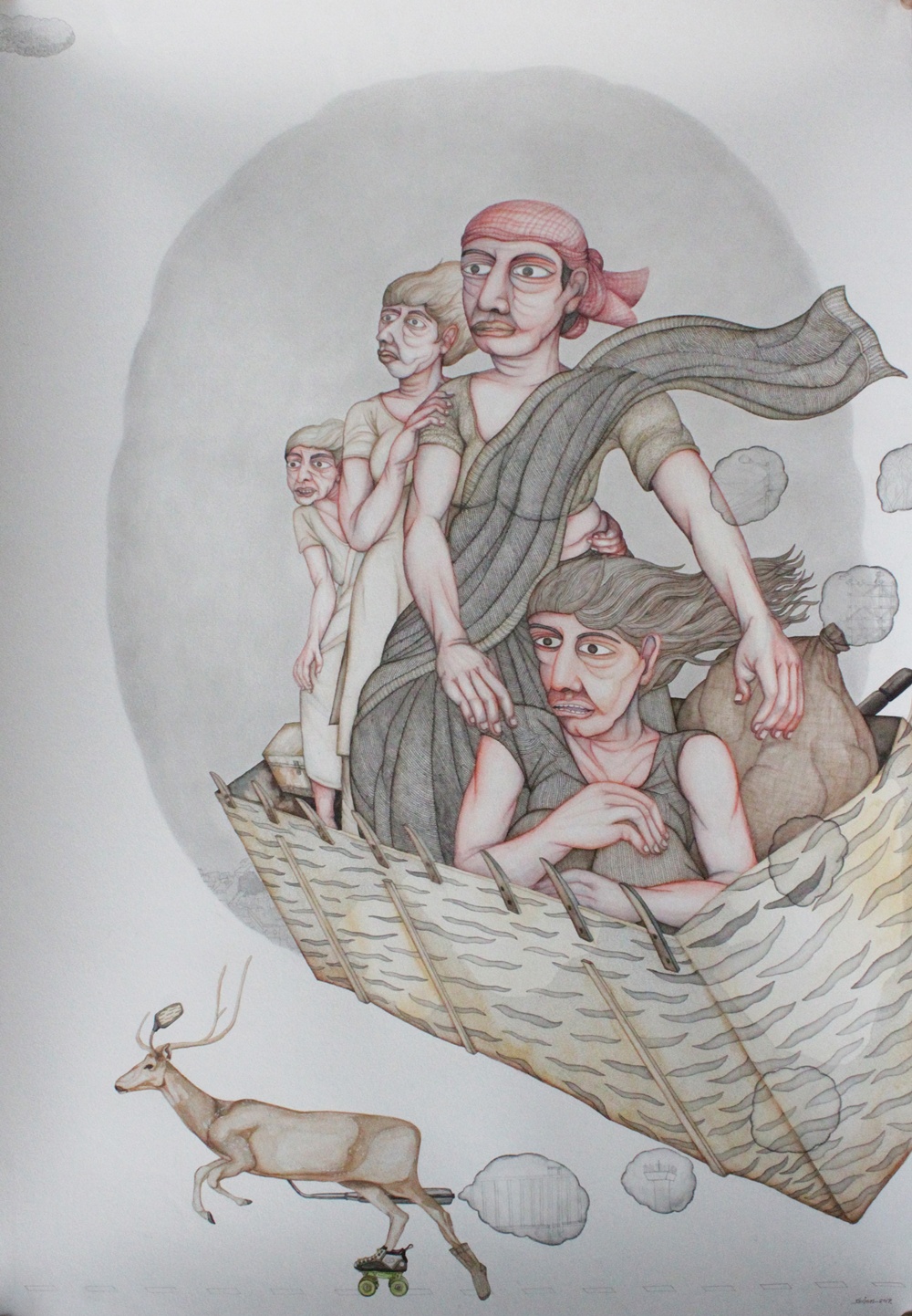 Safari, Anjan Modak, Courtesy of Emami Art